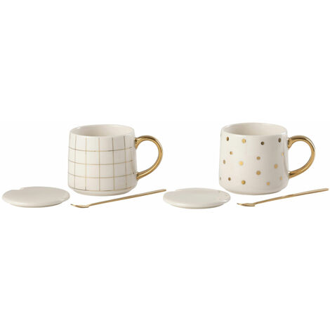 Set de 2 tasses et cuillères Amélie