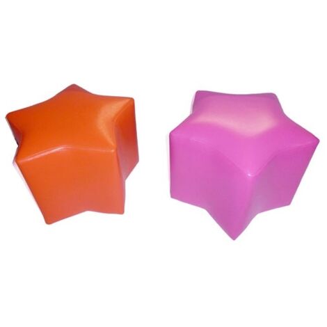 SET DE 2 UNITÉS POUF ENFANT STELLA - Rose