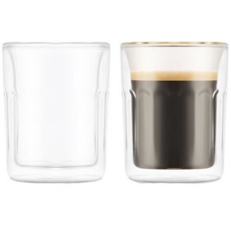 Set de 2 verres à double paroi 0.1 l - Bodum - 12364-10