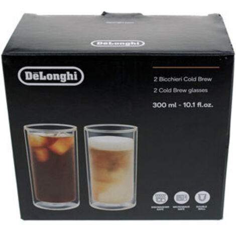 Set de 2 verres à double paroi de 300 ml DeLonghi - AS00004179