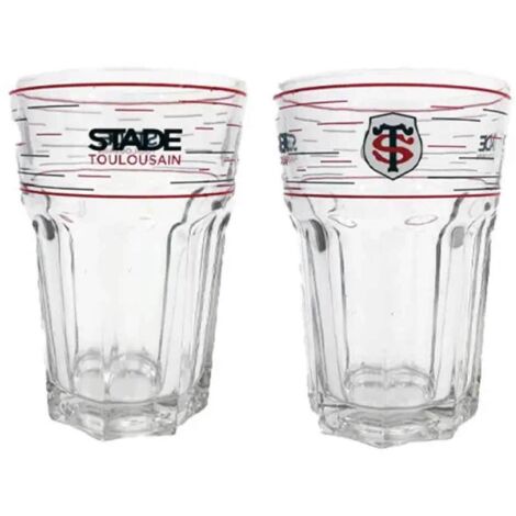 Set de 2 verres à eau Stade Toulousain