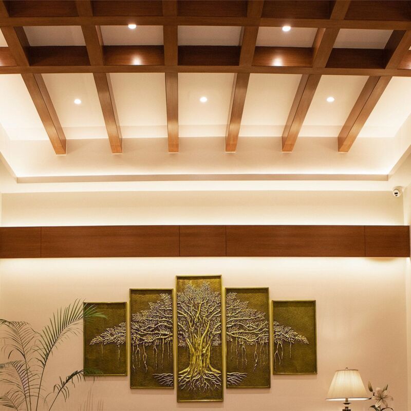 Arum Lighting - Set de 20 downlight led completo blanco fijo con bombilla GU10 5W Temperatura de color: Blanco cálido 2700K