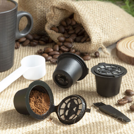 Set de 3 cápsulas de café reutilizables recoff innovagoods