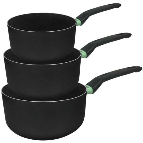 Set de 3 casseroles antiadhésives céramique 16, 18 et 20 cm Fackelmann Brandao