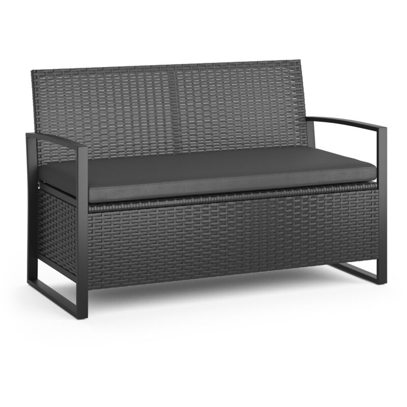 Coffre pour coussins, Anthracite, 117 x 76 cm, OK-Living