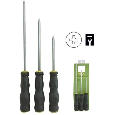 SET DE 3 DESTORNILLADORES ESTRELLA - JBM