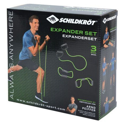 Set de 3 extenseurs Schildkröt Fitness Vert Citron