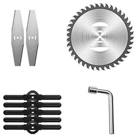 Set de 3 Lames pour coupe-bordures, Lame de scie circulaire 150mm8mm, Lame de coupe en acier 148mm5mm, 5 Lame plastiques