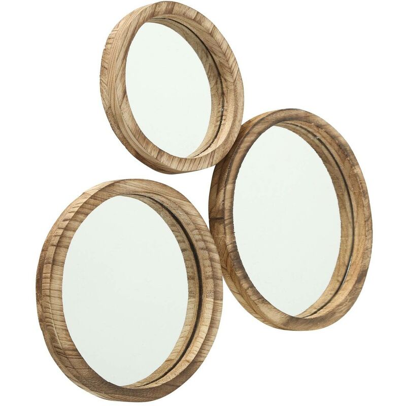Ensemble de miroirs ronds jones, lot de 3