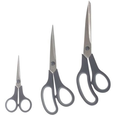 Set de 3 paires de ciseaux multi-usages ESSENTIEL