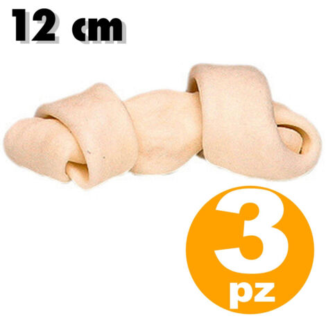 Set De 3 Pièces En Forme D'os Blanc Pour Chien Avec Nœud