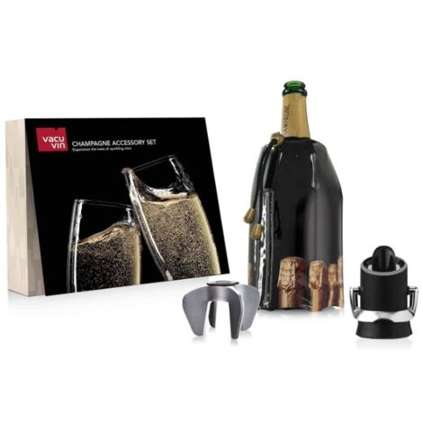 Set de 3 piezas - Champagne - Vacuvin