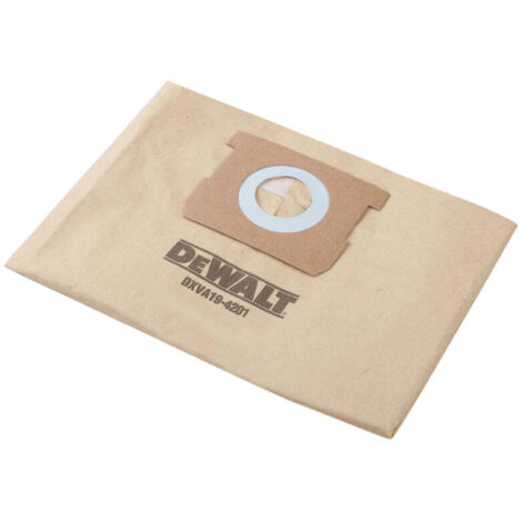 SET DE 3 SAC PAPIER FSC DeWALT POUR ASPIRATEUR 101261 ET 101263 ET 101264