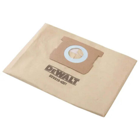 SET DE 3 SACS FIBRE DeWALT 23-38L NON TISSE POUR ASPI 101264