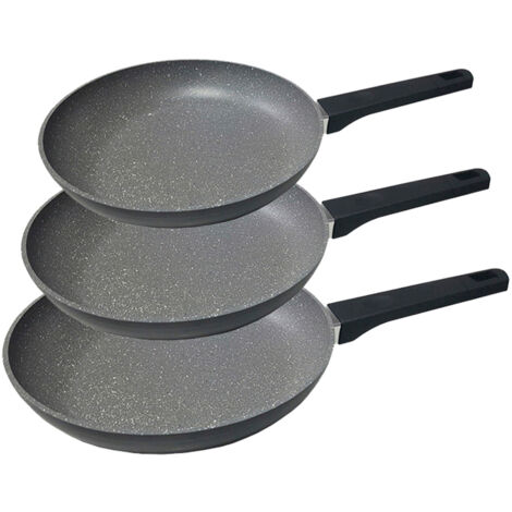 Set de 3 sartenes antiadherentes professional line gourmet kitchen