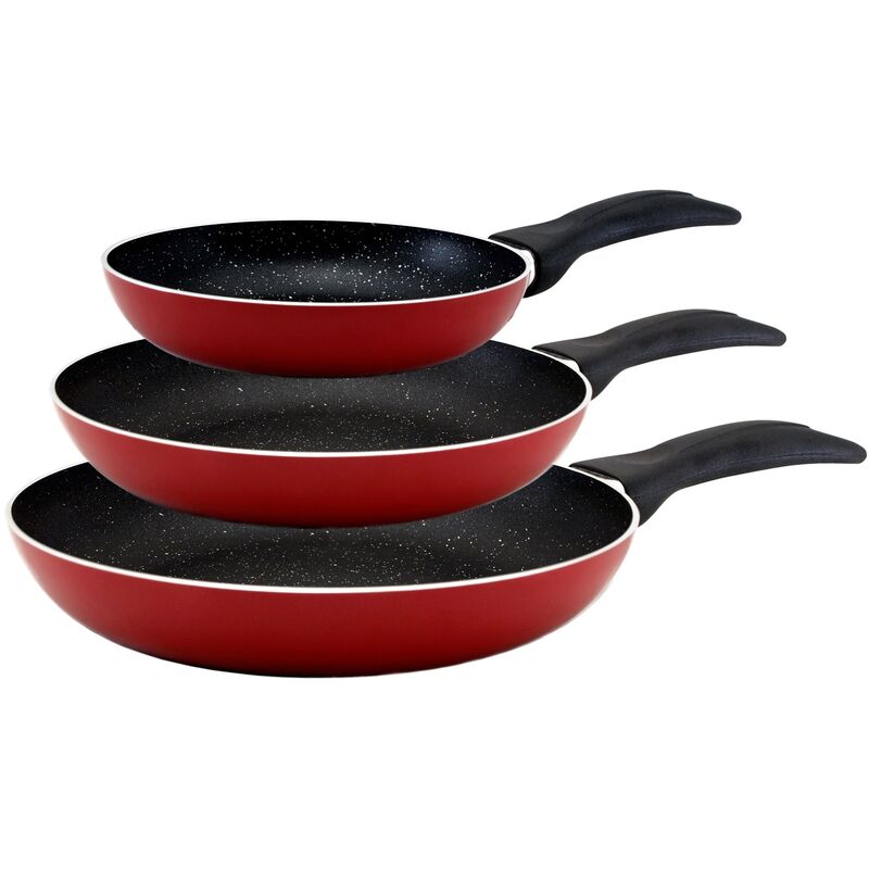 

San Ignacio - Set de 3 sartenes de aluminio prensado: Ø 16, 20 y 24 cm.