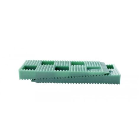 Set de 30 calzos 80 x 30 x 10 mm VERDES