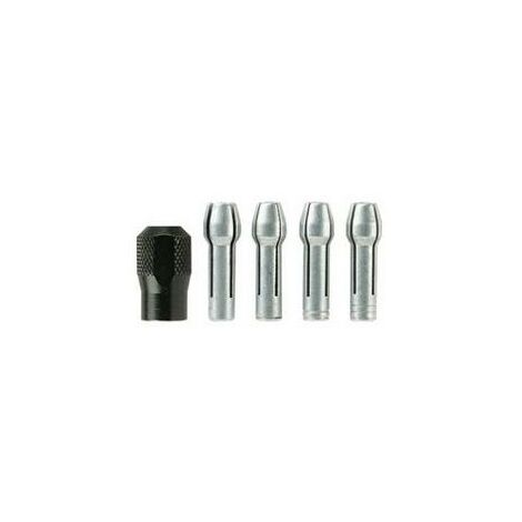 Kit de 5 Accesorios para Multiherramientas Incluye 4 Boquillas y Tuerca de Boquilla Dremel 4485 Portabrocas y Pinzas 0,8 // 1,6 // 2,4 // 3,2 mm