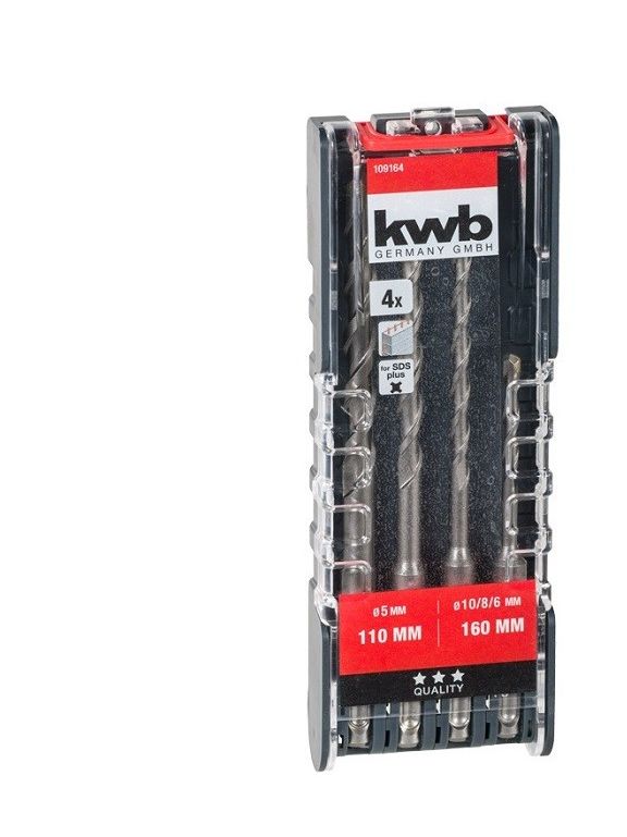 

Set de 4 brocas SDS Plus kwb