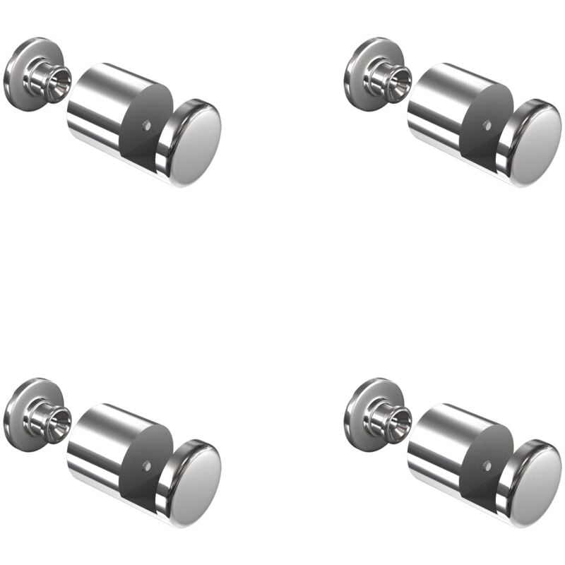 Lot 4 fixation murale fendue FIXF3 - 4 entretoises fendues