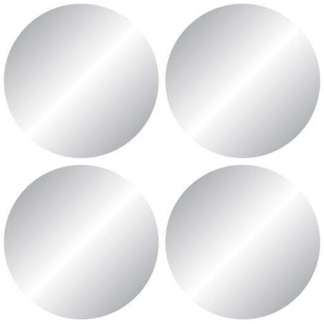 Set de 4 miroirs ronds diamètre20cm