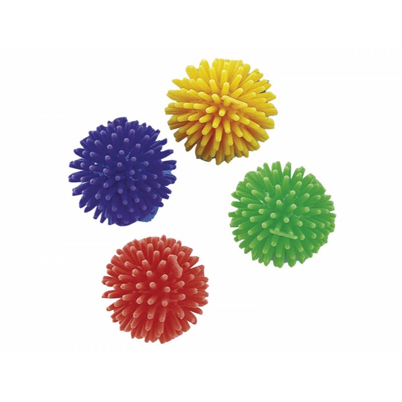 

set de 4 pelotas de gato - erizo tipo 3,8 CM