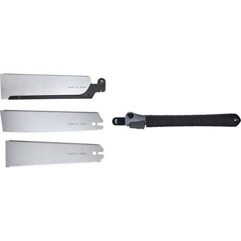 Set de 4 scies japonaises Fujiyama 240mm – Lames flexibles pour bois dur – Poignée ergonomique – Découpes précises et nettes – Magma