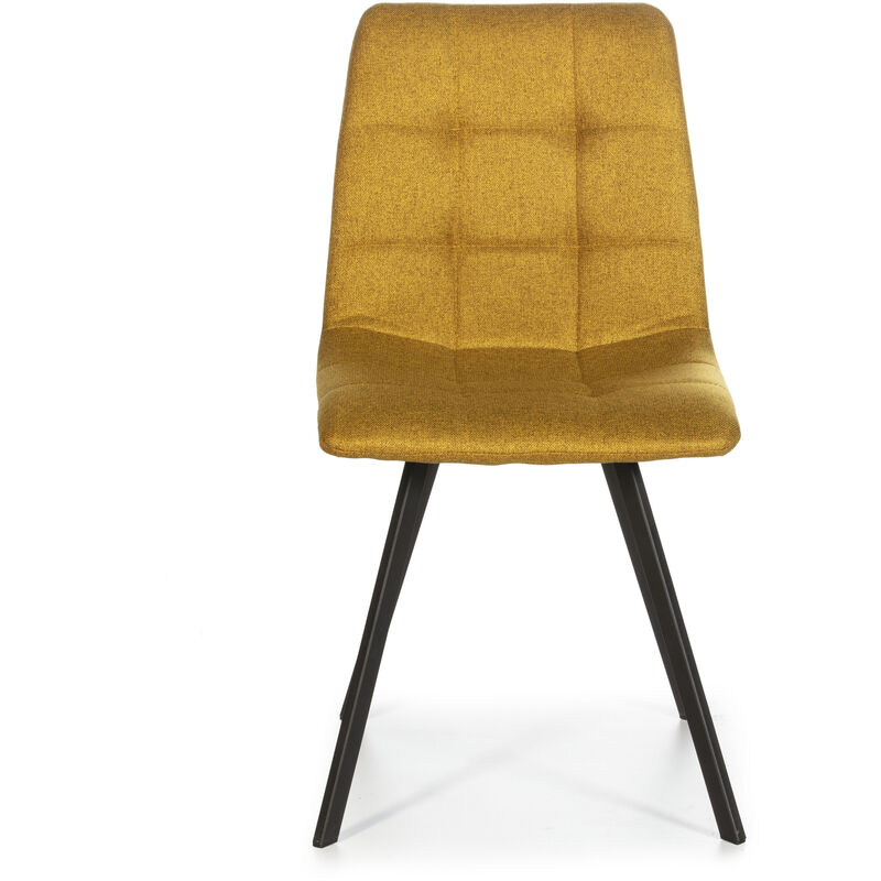 

Set de 4 sillas Comedor TANISHA tapizadas Mostaza. certificada por la SGS. 58 cm (Ancho) x 45 cm (Profundo) x 90 cm (Alto)