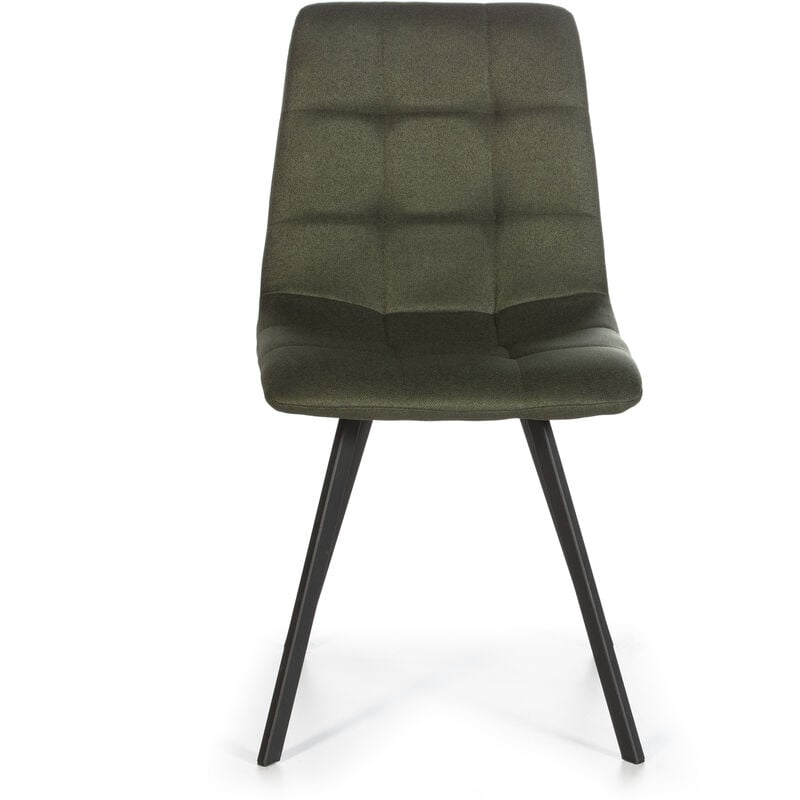 

Set de 4 sillas Comedor TANISHA tapizadas Verde. certificada por la SGS. 58 cm (Ancho) x 45 cm (Profundo) x 90 cm (Alto)