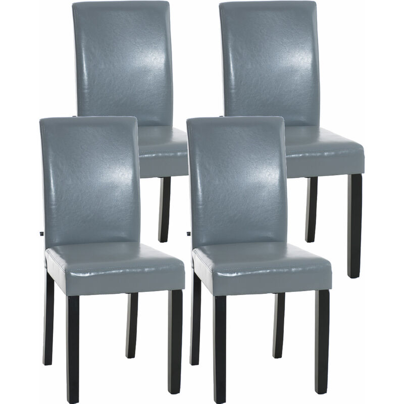 

CLP - Set De 4 Sillas De Comedor Ina ~ Base En Negro Gris