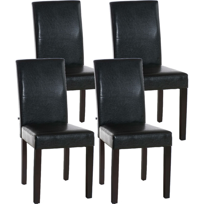 

CLP - Set De 4 Sillas De Comedor Ina ~ Base Marrón Oscuro Marrón