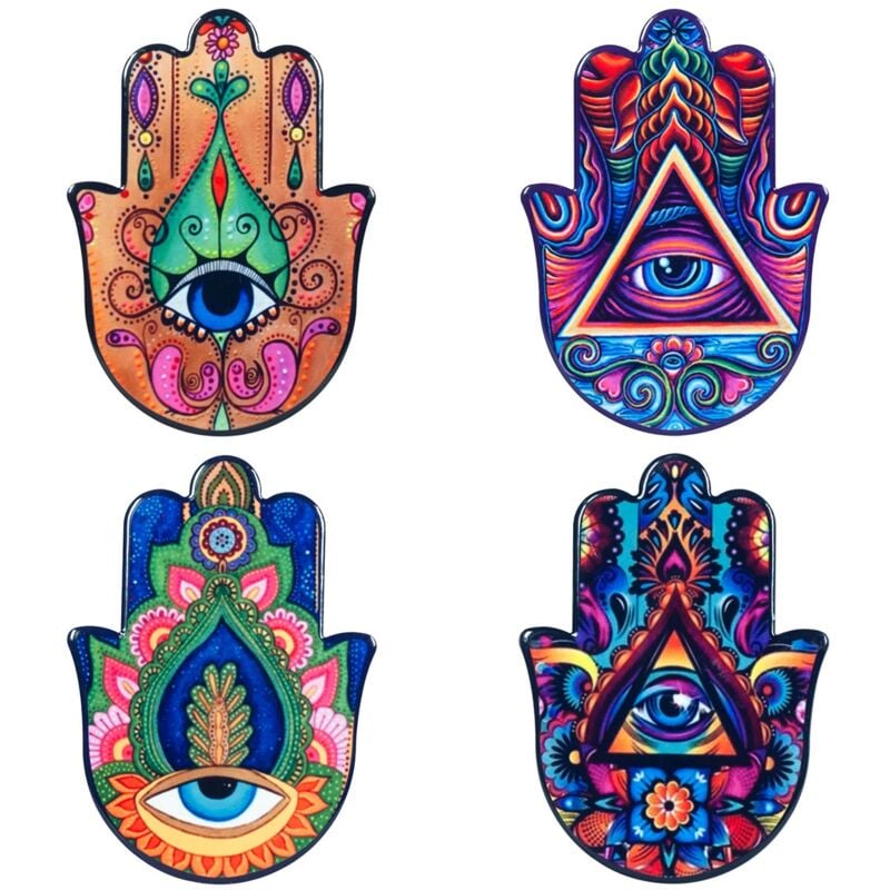 Zen Et Ethnique - Signes Grimalt Posts de cuisine Main de Fatima Blue Estavas 11x15x1cm 23744