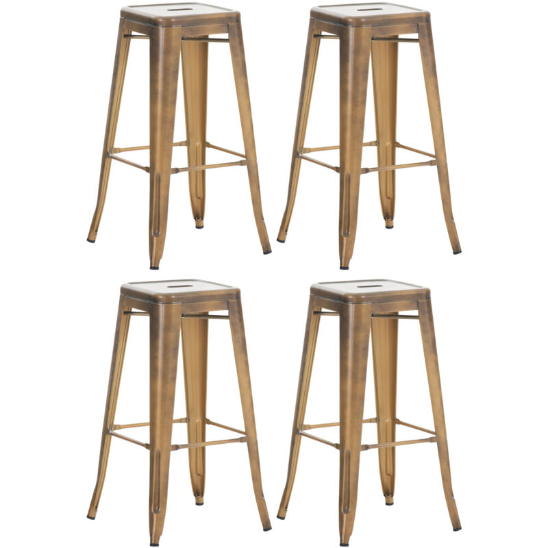

CLP - Set De 4 Taburetes Joshua Oro
