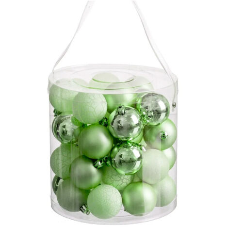 Set de 40 boules de Noël vert