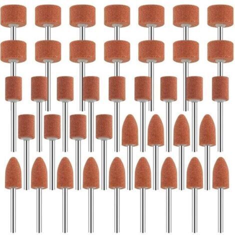 Set de 42 discos de aluminio para pulir, desbarbar y pulir con mango de 1/8", compatible con Dremel para trabajos en metal.