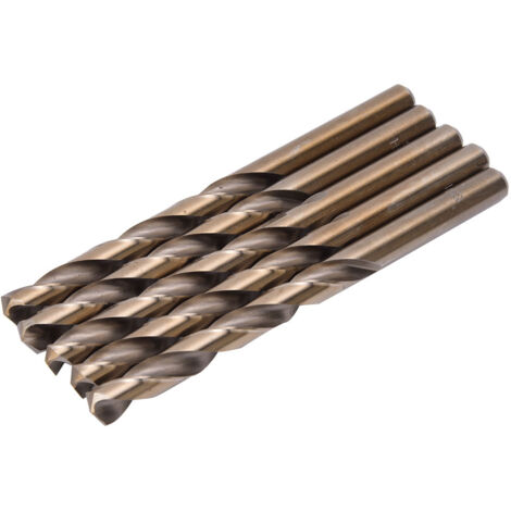 Set de 5 Forets HSS 9mm pour Perceuse à Métal, Outils de Perçage Acier Inoxydable