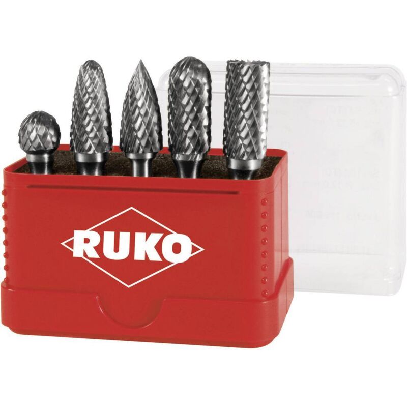 Set de 5 fraises hm de crabure Ruko 12mm C58888