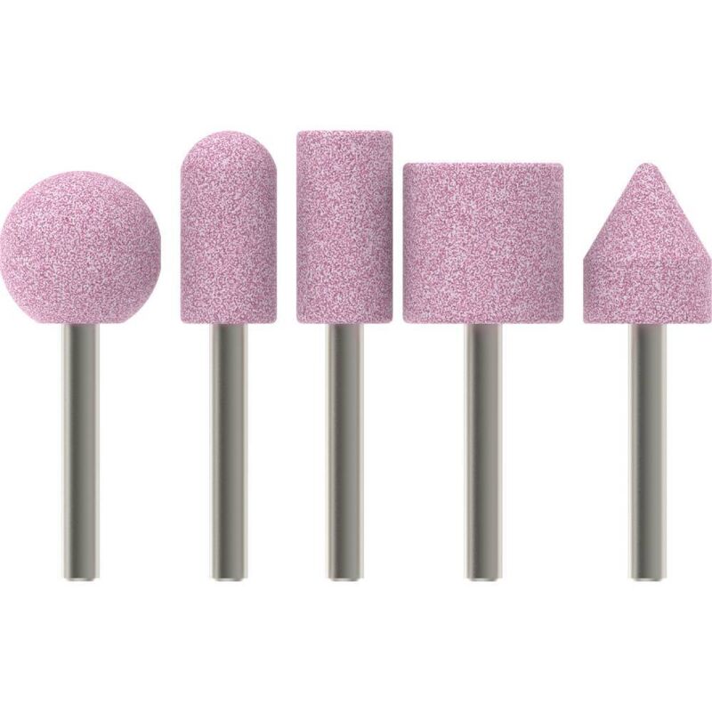 Bosch Meules sur tige set de 5 pièces Queue de 6 mm grain 60 25 15 15 25 20 x 24 30 30 25 25 mm