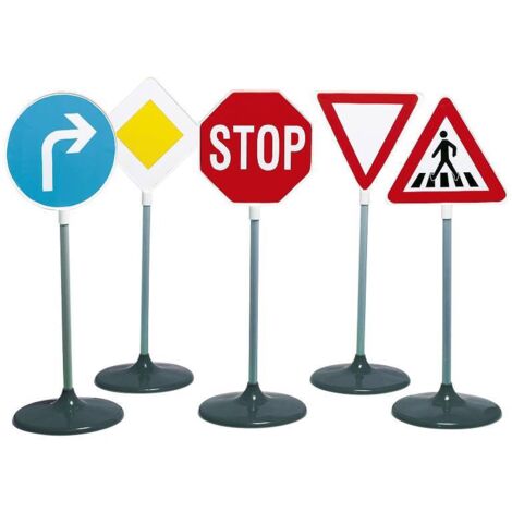 Set de 5 panneaux de signalisation routiere pour enfant - KLEIN - 2980