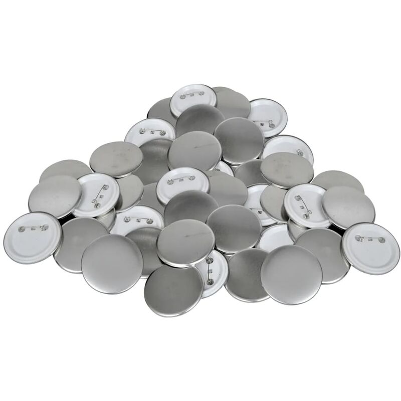 Vidaxl - Chapas 500 unidades 44 mm Plateado