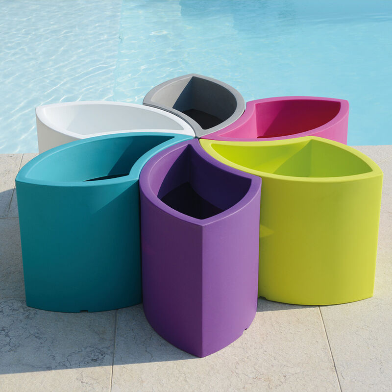 

Juego 6 macetas plantas jardinera diseño moderno casa jardín terraza Fiore