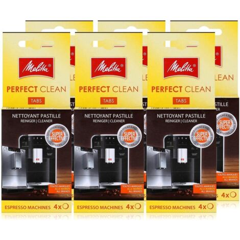 Set de 6 pastillas limpiadoras 4 x 1,8 g para cafetera MELITTA 6762481