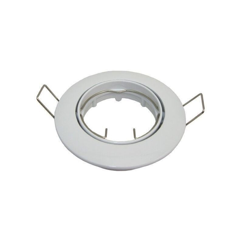 

Eclairage Design - Set de 6 soportes empotrables ajustables blanco d82