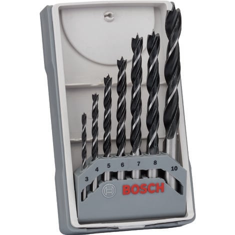 Set de 7 brocas para madera 34567810  BOSCH 2607017034