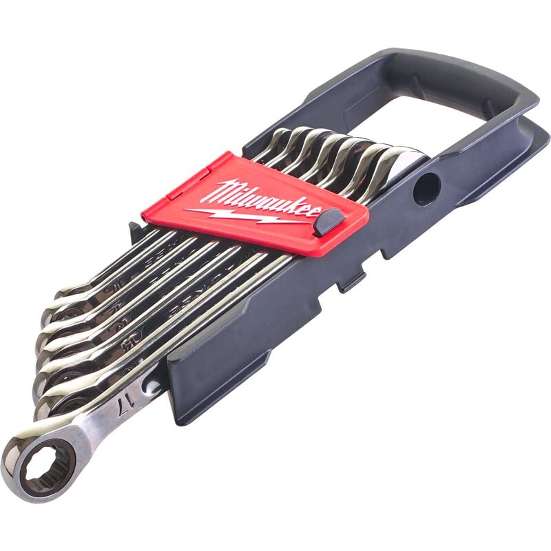 Jeu de 7 clés mixtes métriques à cliquet Maxbite MILWAUKEE Performance et précision