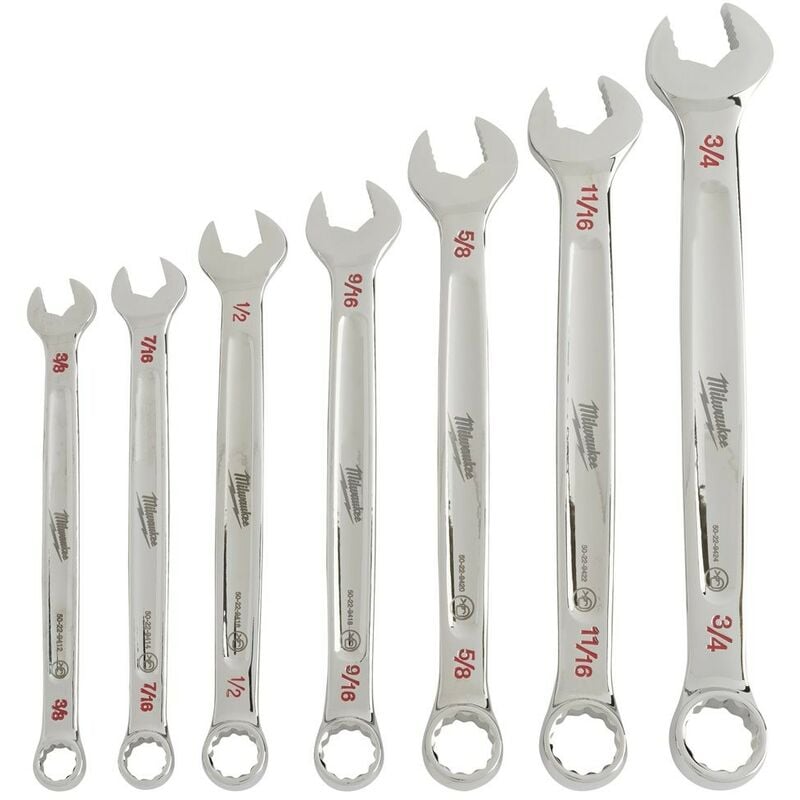 Milwaukee - Set de 7 clés mixtes Impériales max bite 48229407