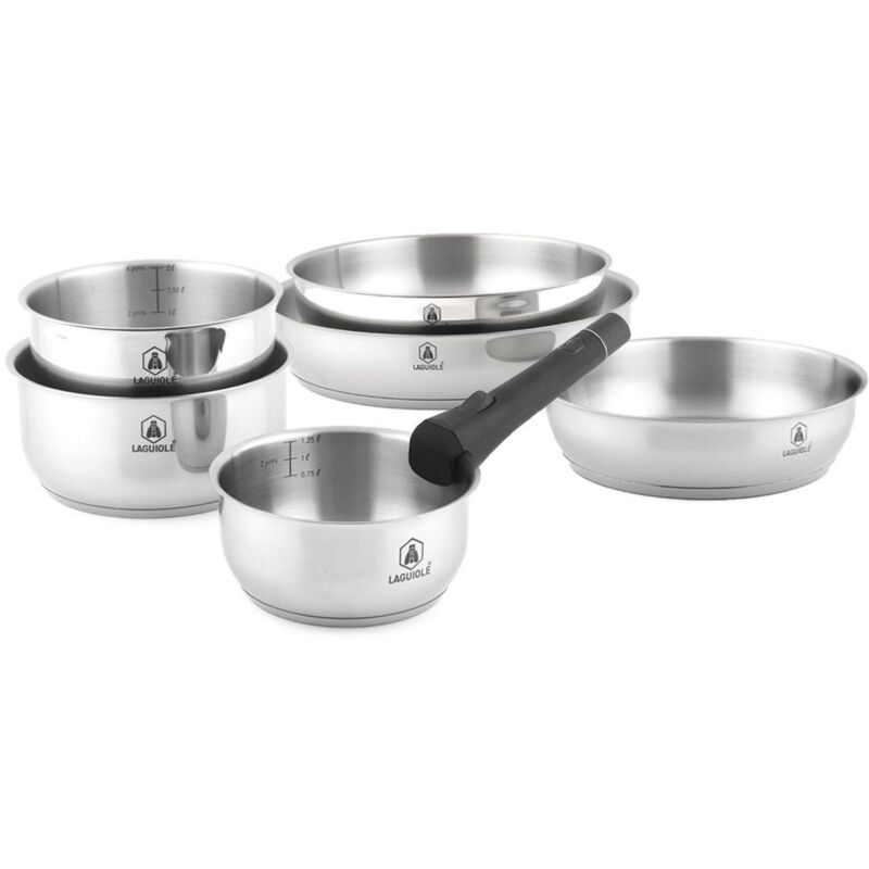 LAGUIOLE CUISSON - Set de 7 pièces inox amovible "Réactif"