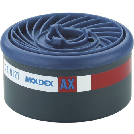 Set de 8 filtres à gaz EasyLock avec Indice de protection: AX Moldex 960001