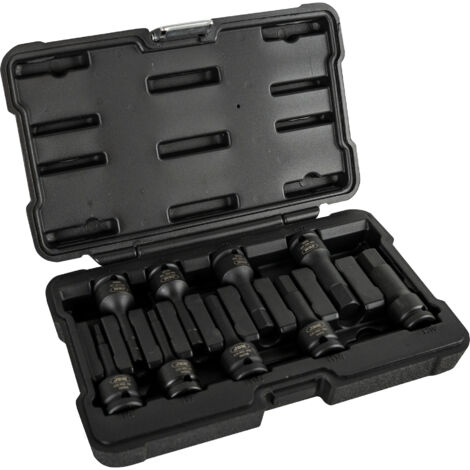 SET DE 8 PUNTAS DE IMPACTO HEXAGONAL DE ½" JBM52339