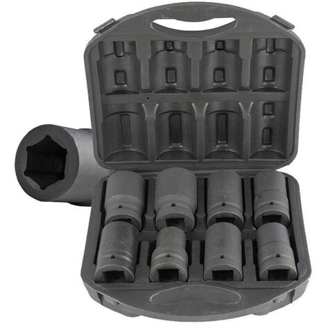 Set de 8 vasos 1" para multiplicador de fuerza JBM 52056